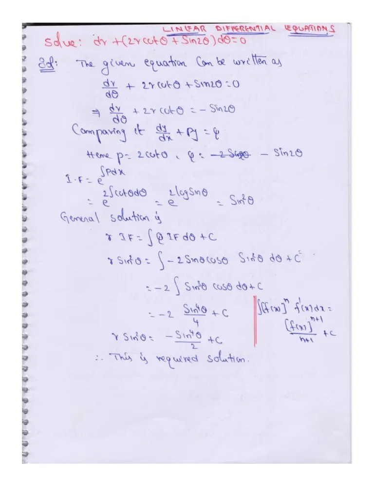 Differential Equations | PDF