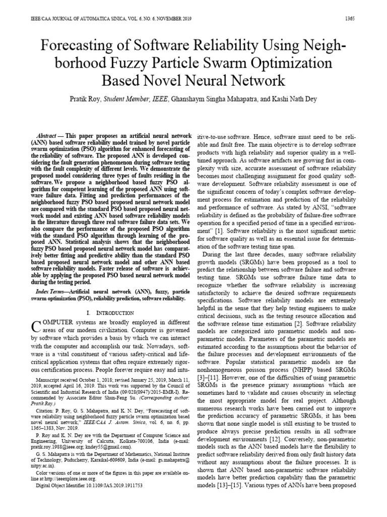 Pdf Using Of An Artificial Neural Networks With Particle Swarm - Best Abstract Illustrations in 8K