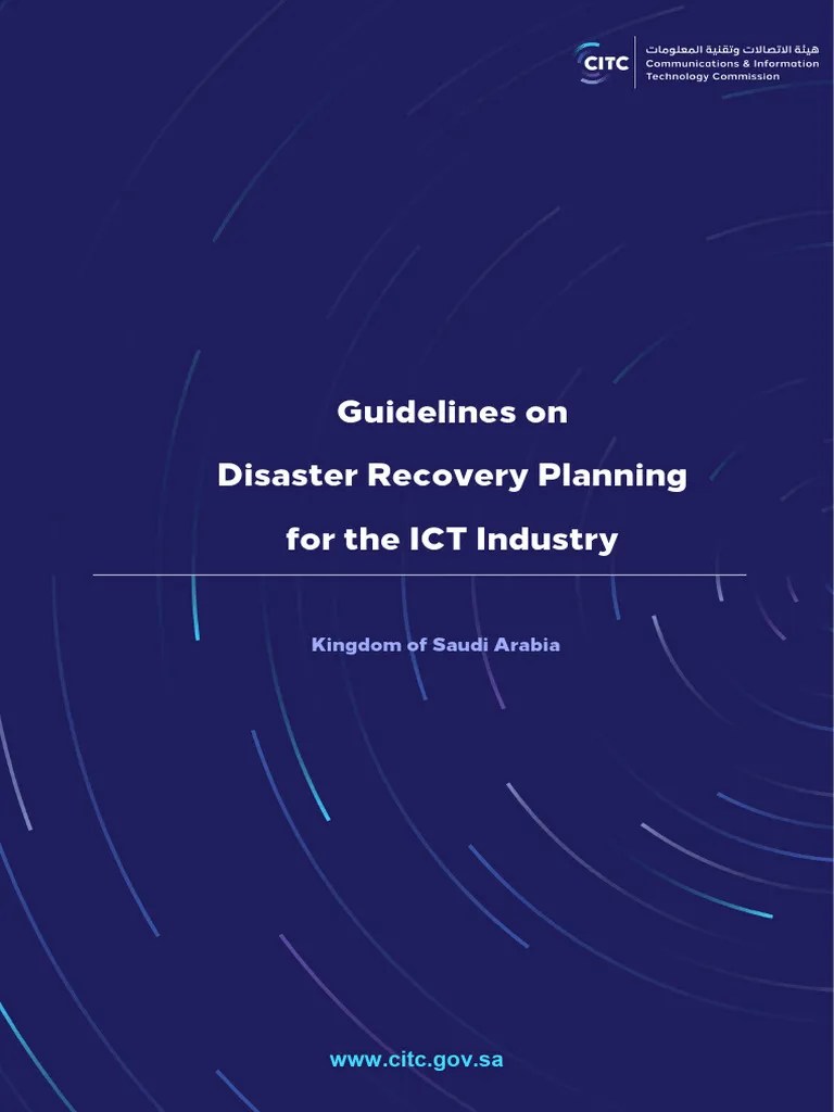 E-Guidelines On Disaster Recovery Planning For The ICT Industry | PDF | Computer Network ...