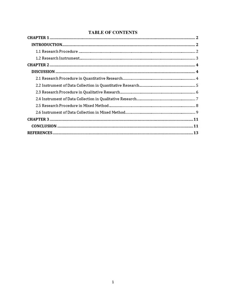Group 2 - Research Procedure And Instrument Of Data Collection (ISI ...