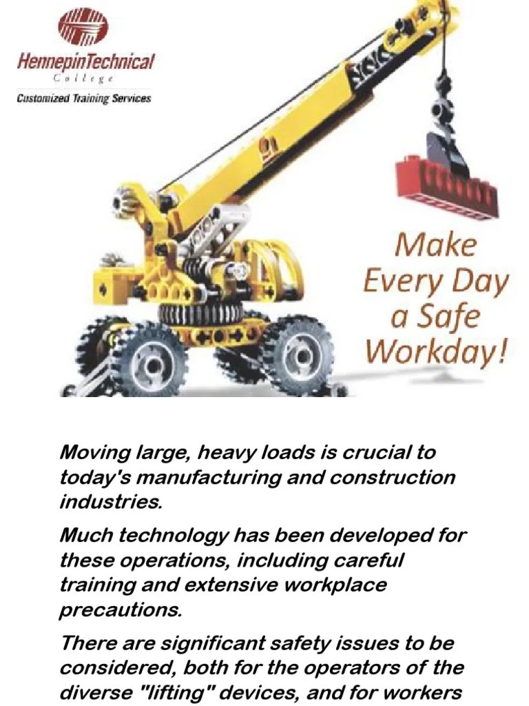 Rigging Fundamentals Presentation | PDF