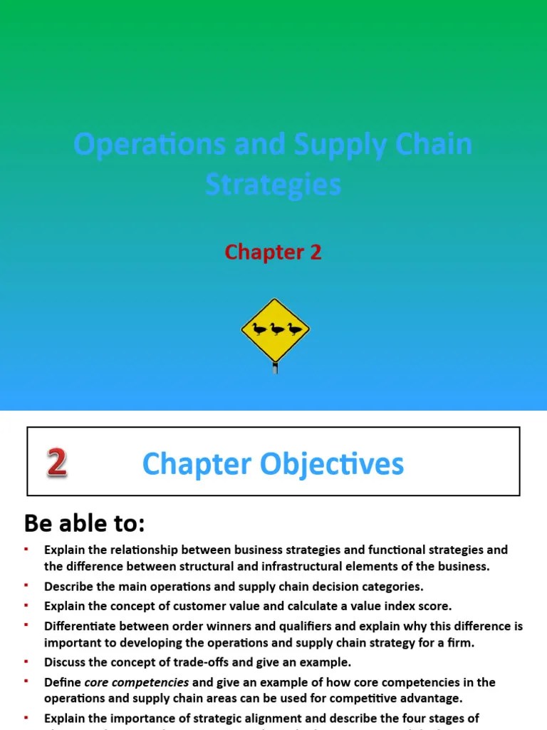 Bozarth Opscm3 PPT 02 | PDF | Strategic Management | Supply Chain
