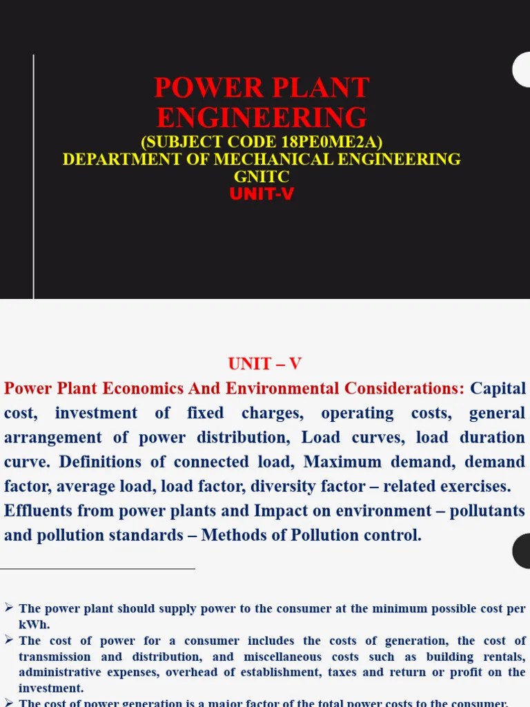 Ppe Unit-V | PDF | Fossil Fuel Power Station | Radioactive Waste
