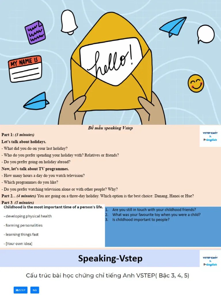 Speaking Part 1 | PDF