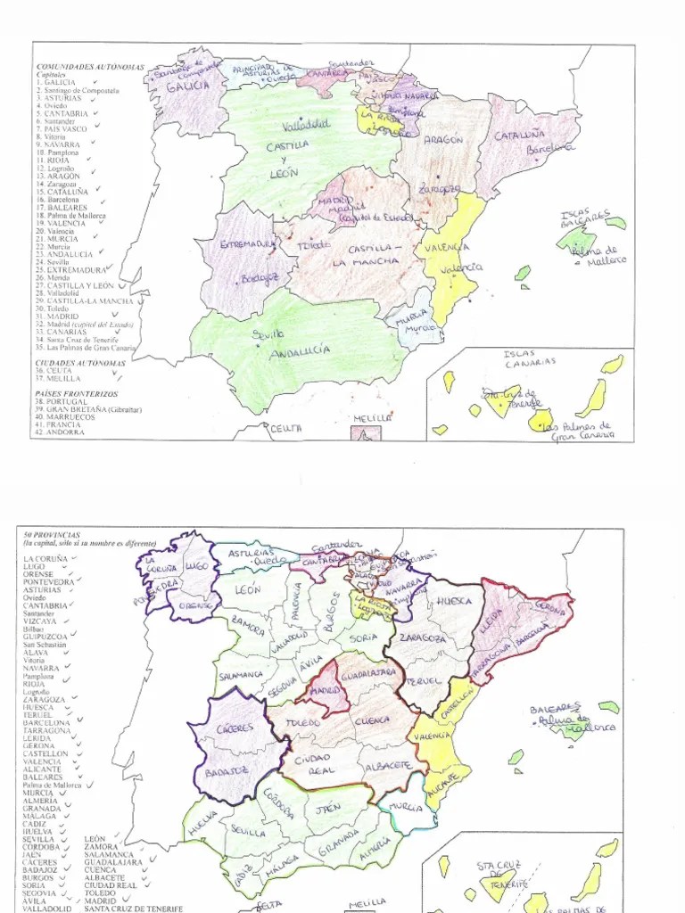 Political Map Spain | PDF