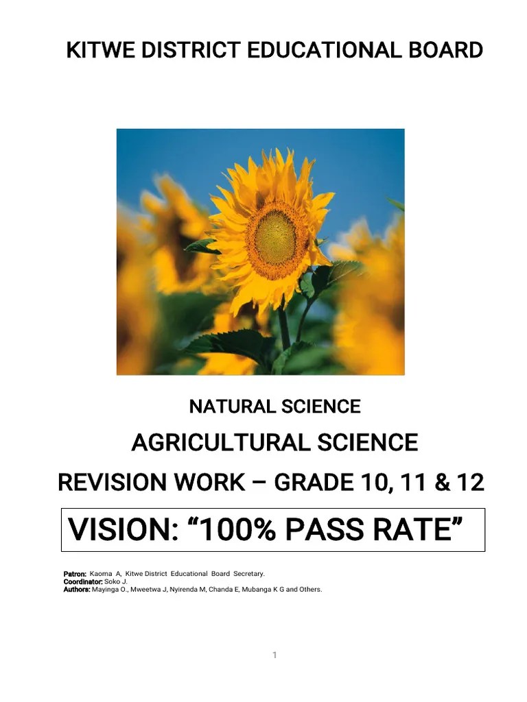 Agricultural Science GRADE 10 - 12 | PDF | Plants | Agriculture