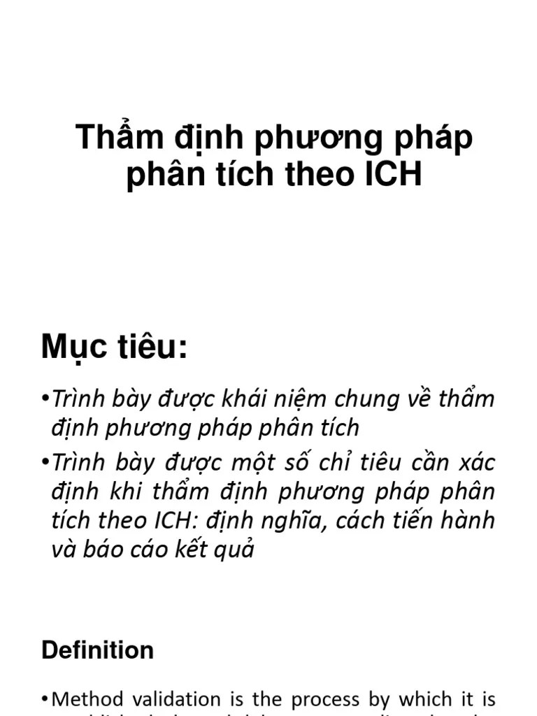 Q1 - Method Validation ICH | PDF | Detection Limit | Significant Figures