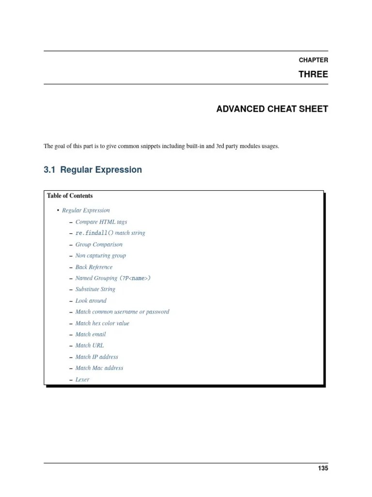 Advance Python Sheet 1696337837 | PDF | Html Element | Security Engineering