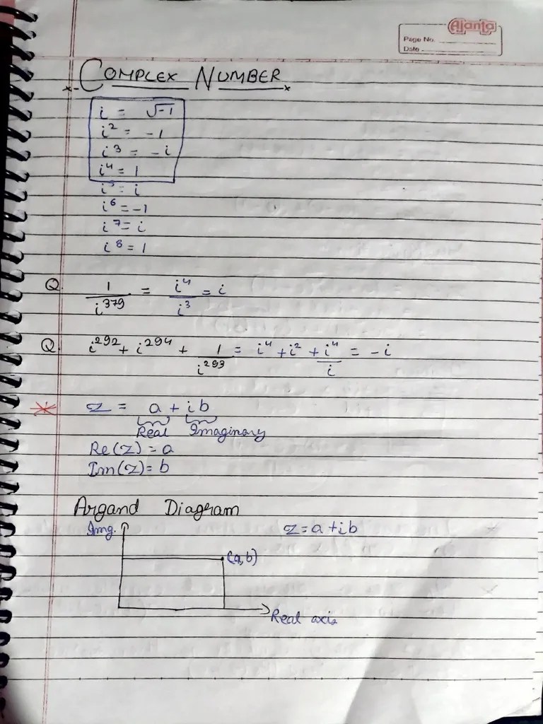 Complex Numbers Notes | PDF