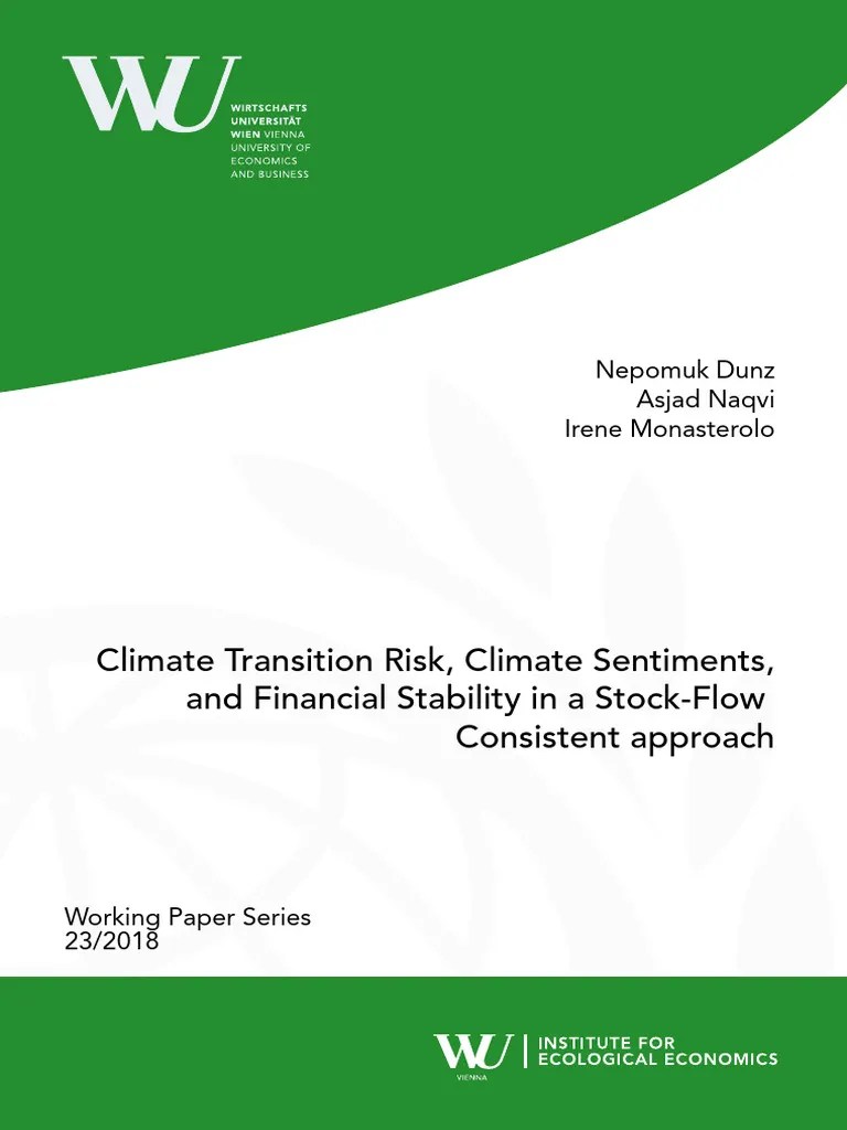 Climate Transition Risk, Climate Sentiments, And Financial Stability In A Stock-Flow Consistent ...