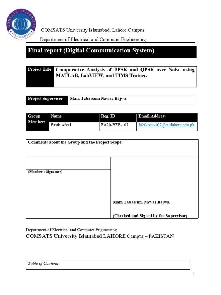 DCS FinalReport | PDF