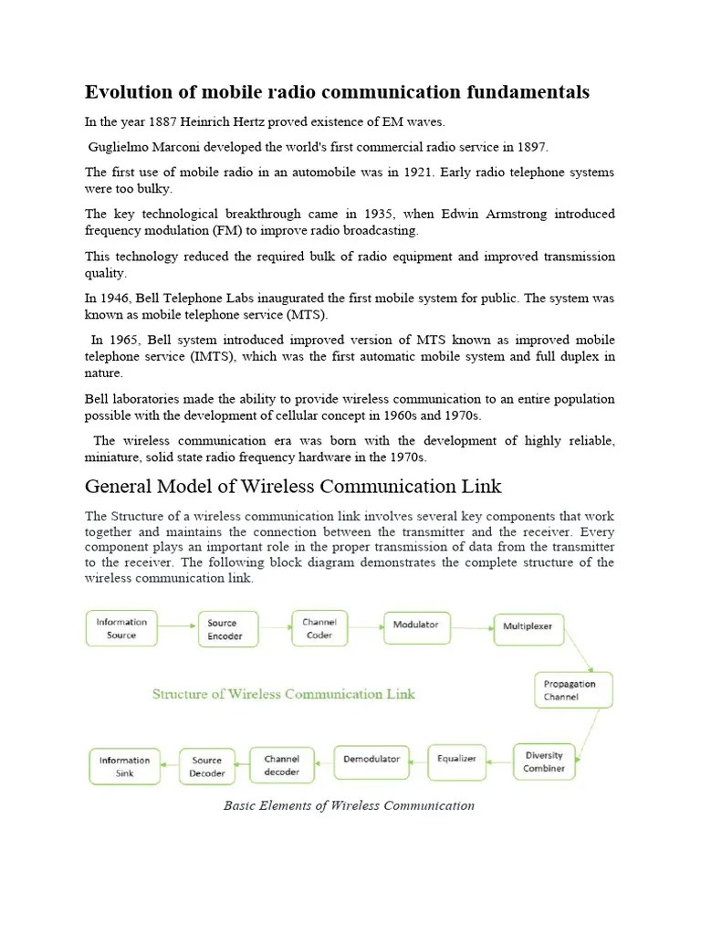Unit 1 Wireless And Mobile Communication | PDF | Cellular Network | Radio