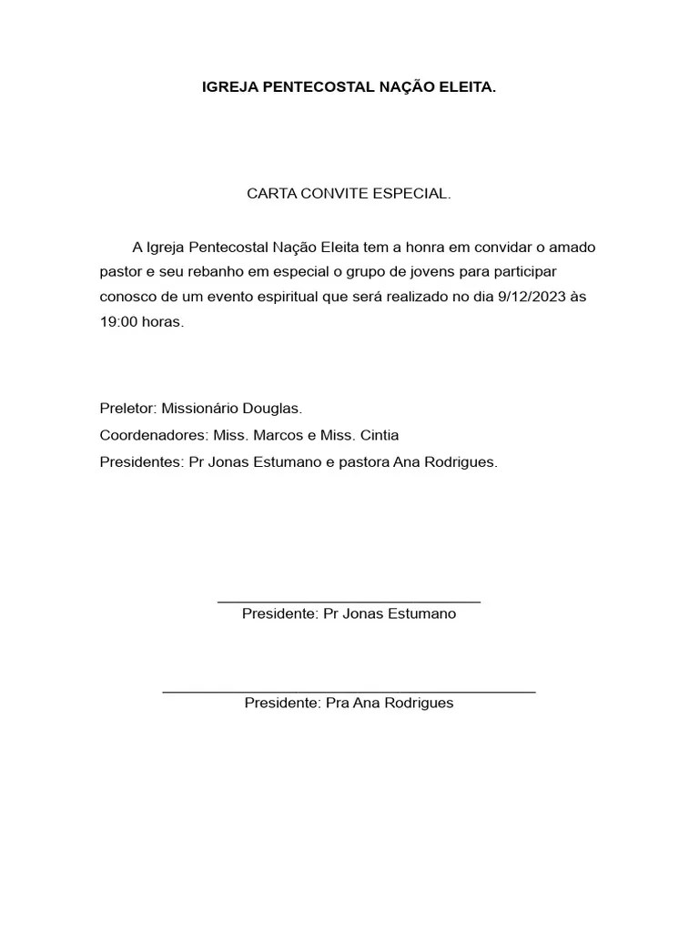 Modelo Carta Convite Pdf - 8K Ocean Designs for Desktop