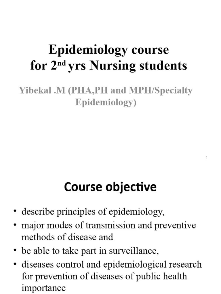 Epidemiology For | PDF | Epidemiology | Infection
