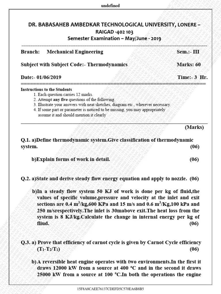 Thermodynamics | PDF