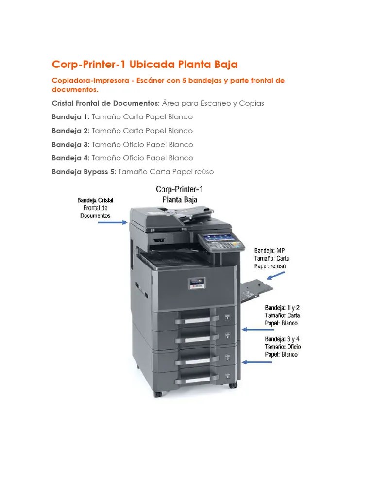 Manual Impresora | PDF | Impresora (Computación) | Escáner De Imagen