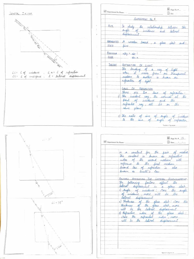 Class 10 Physics Practicals No. 6 To 10 | PDF | Electrodynamics | Nature