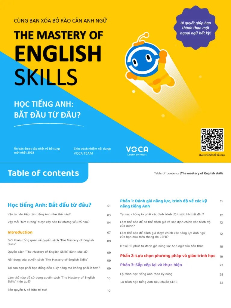 The Mastery Of English Skills 2023 (New) | PDF