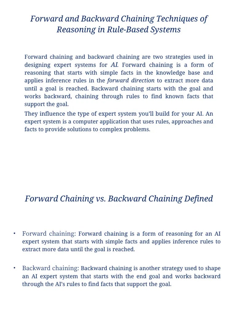 Chaining | Download Free PDF | Inference | Analysis