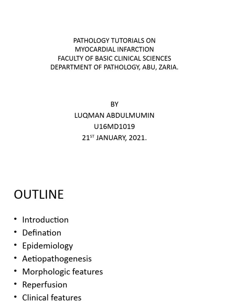 Myocardial Infarction | PDF