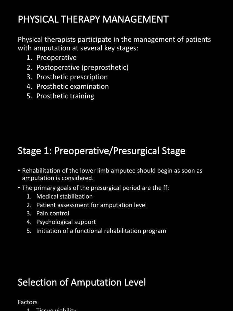 Lower Extremity Prosthesis Part II | PDF | Prosthesis | Amputation