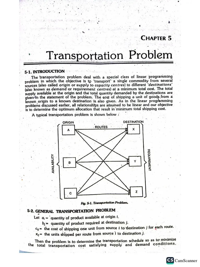 Transportation Problem | PDF