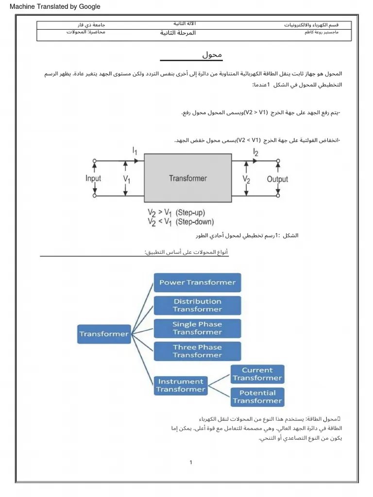 Single Phase Transformer | PDF