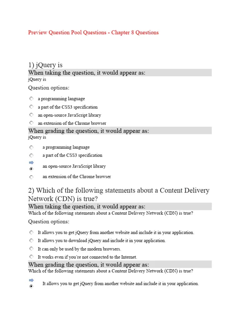 Final Exam Pool Questions | PDF | Teaching Methods & Materials | Technology & Engineering