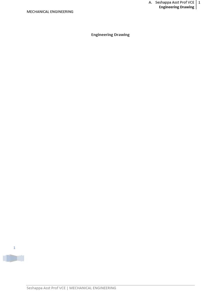 Engineering Graphics And Computer Aided Drawing | PDF | Drawing | Angle