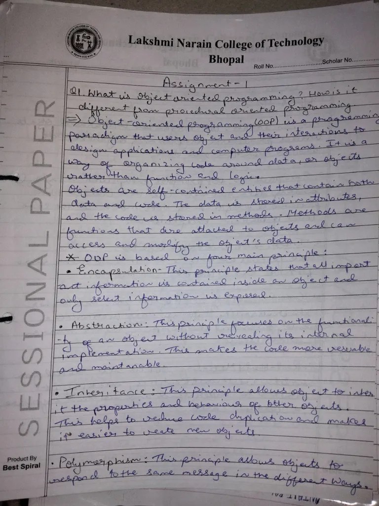 Oop&m All Assignment | PDF