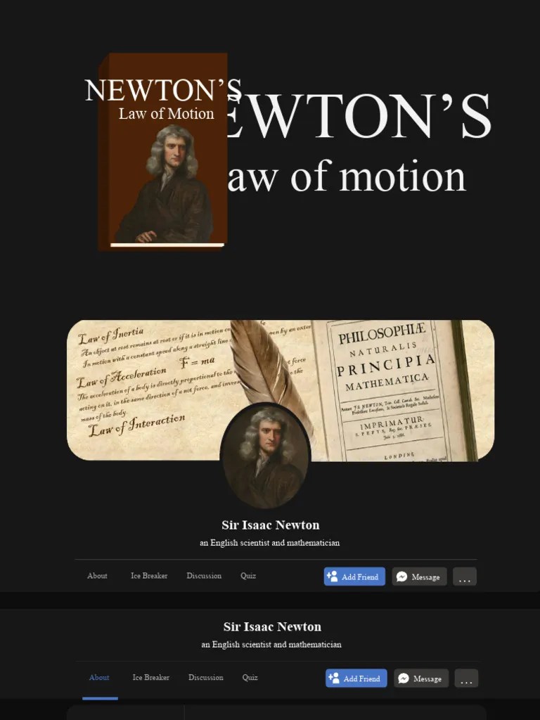 Group 2 Newtons Law Of Motion 1 | PDF | Force | Newton's Laws Of Motion