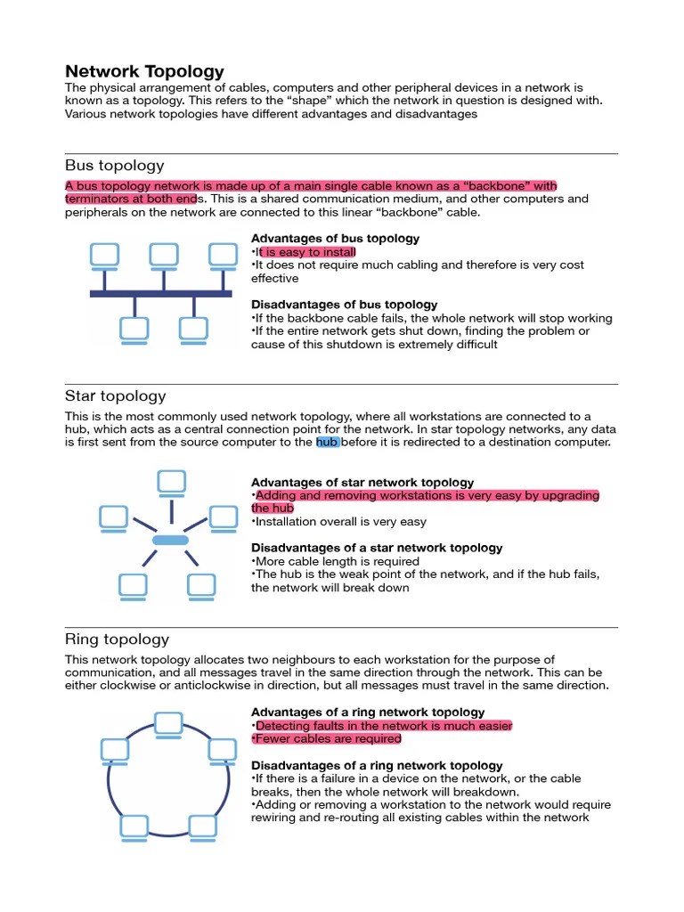 5 - Network Topology Notes | PDF