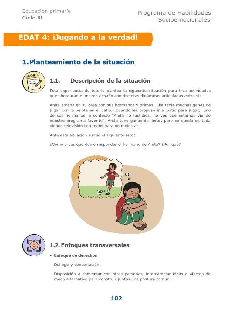 Programa De Habilidades Socioemocionales - Ciclo III Primaria | PDF