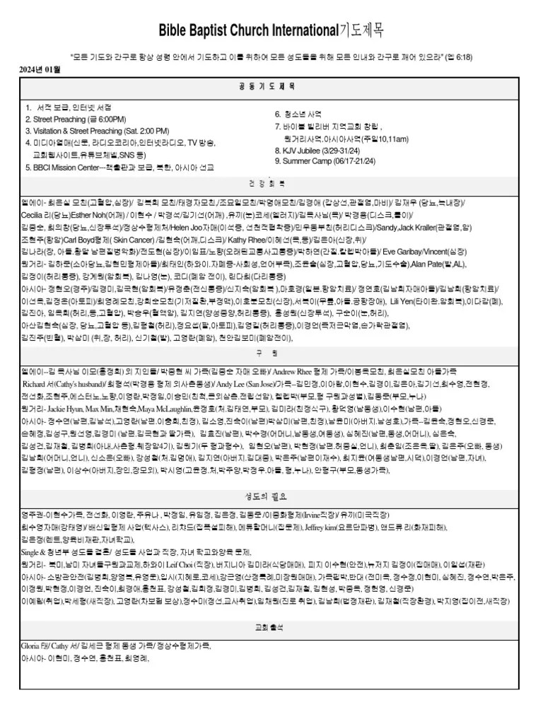 Prayer 2024-01 | PDF