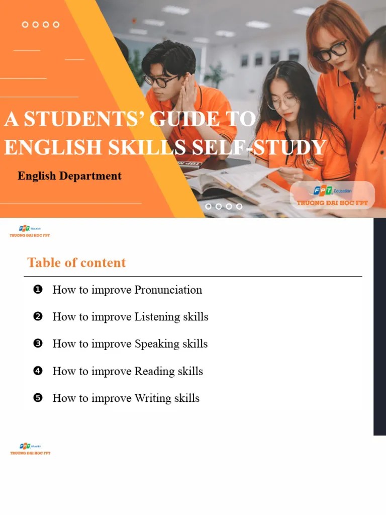 A Students' Guide To English Skills Self-Study | PDF