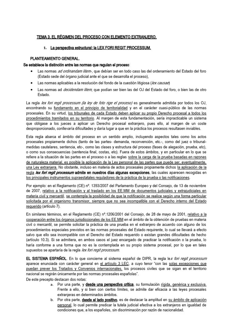 TEMA-3 Derecho Internacional | PDF