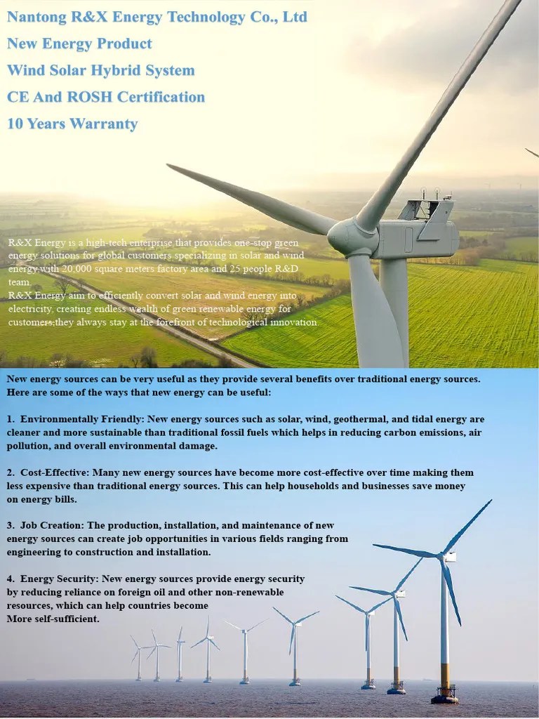 Catalog Of Horizontal Wind Turbine | PDF