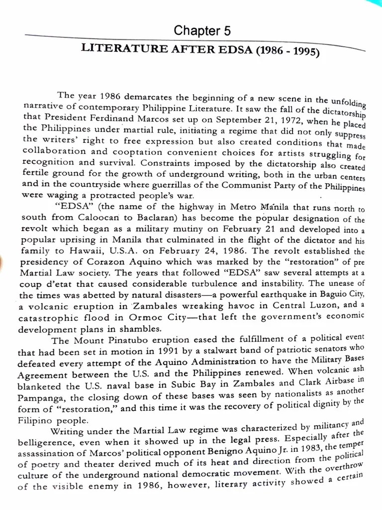 Philippine Lit Anthology History Ch 5 | PDF
