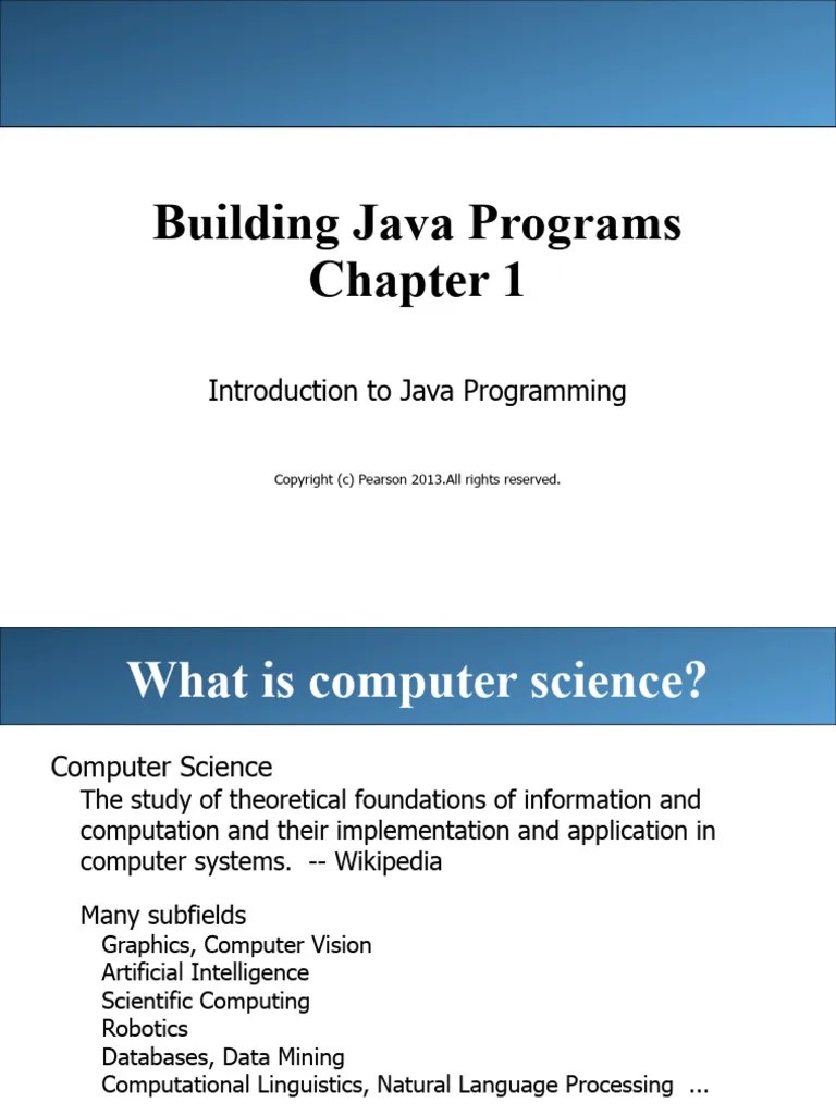 Ch01 Basic Java Programs | PDF