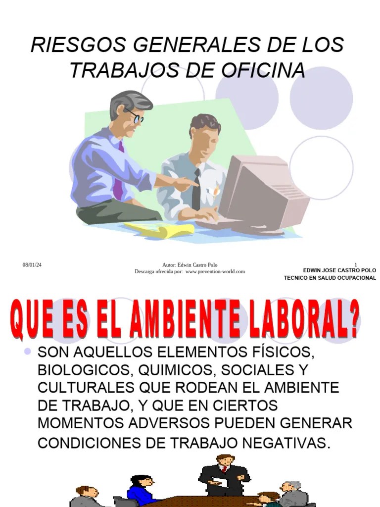Riesgos En La Oficina | PDF
