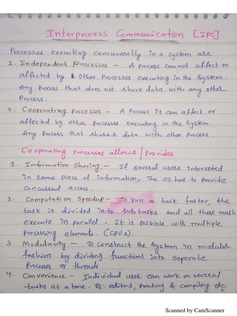 UNIT-II Process Management Synchronization Material | PDF