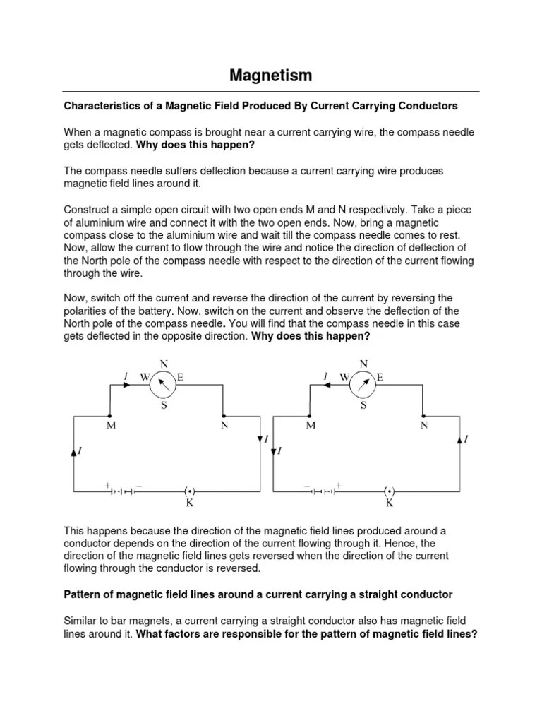 Magnetism | PDF | Electromagnetic Induction | Alternating Current
