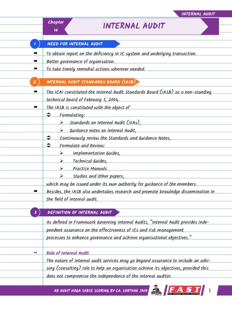 BR Internal Audit | PDF
