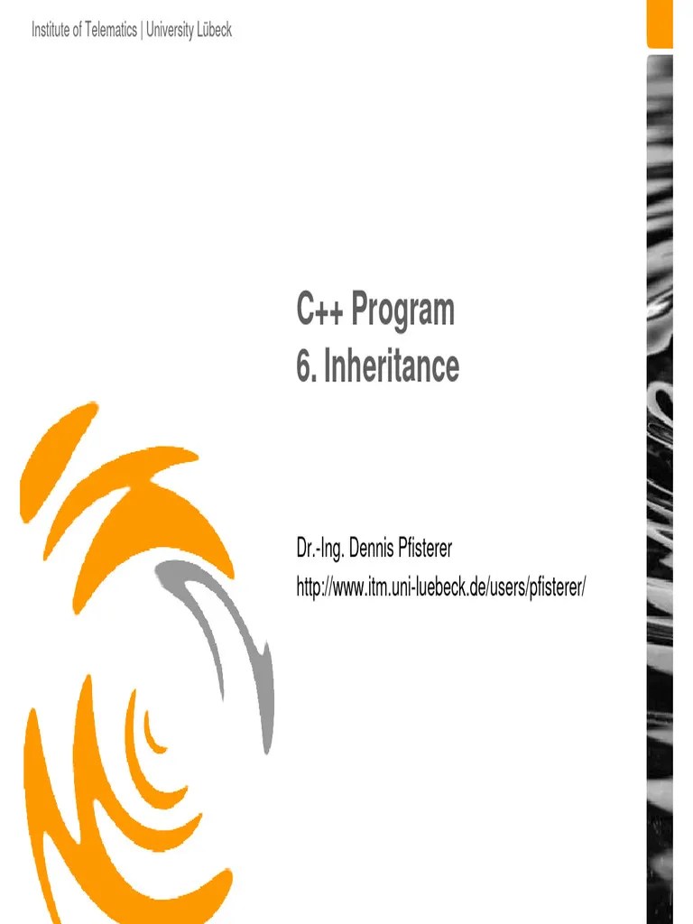 C - Inheritance | PDF | Inheritance (Object Oriented Programming ...