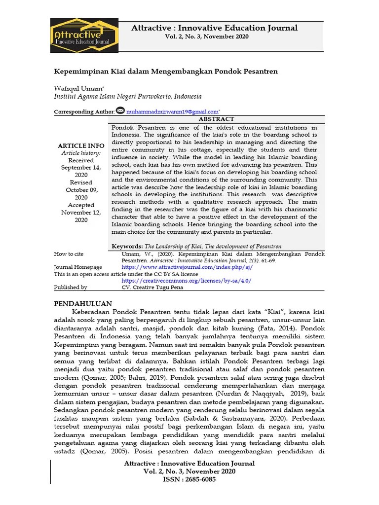 PENGEMBANGAN PONDOK PESANTREN | PDF