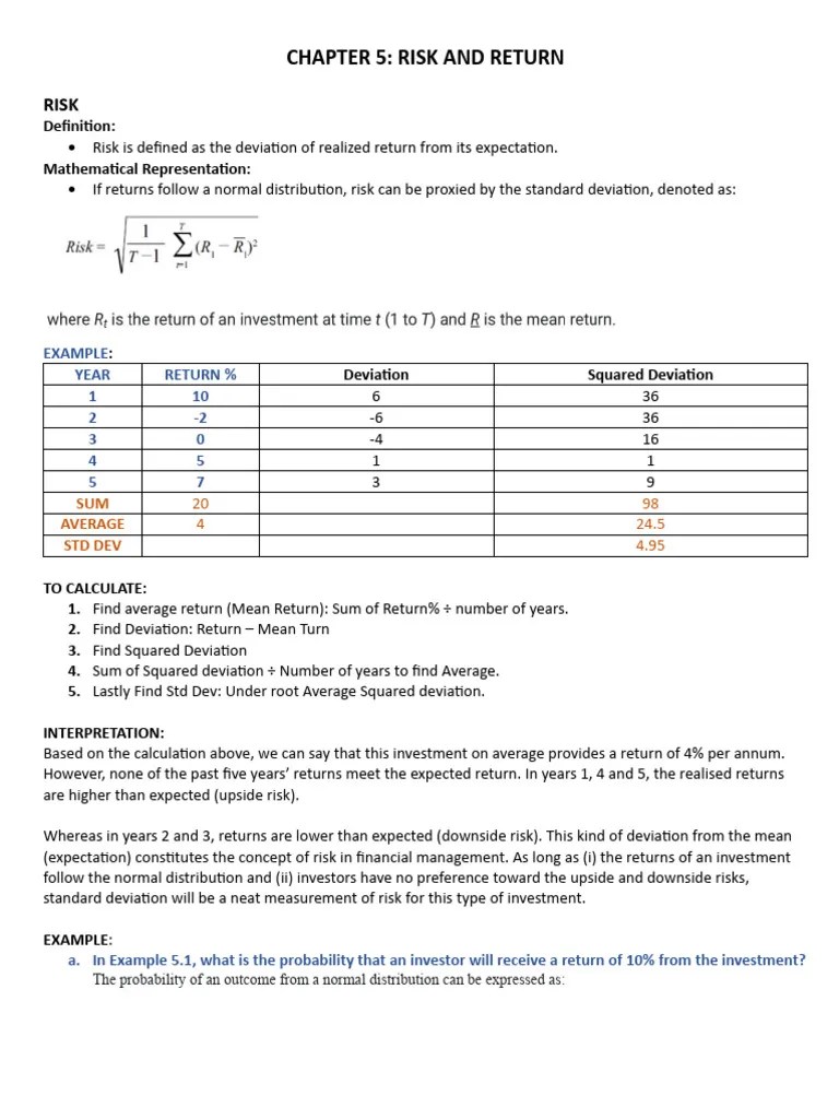 Financial Management | PDF | Diversification (Finance) | Financial Risk