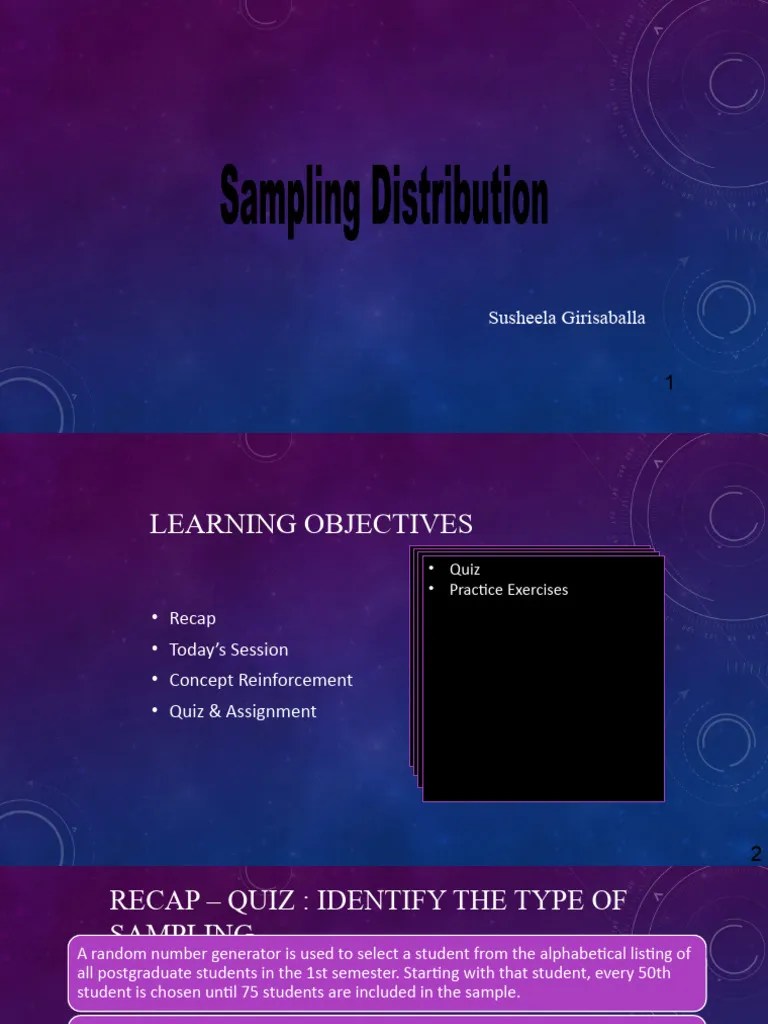 Sampling Distribution | PDF