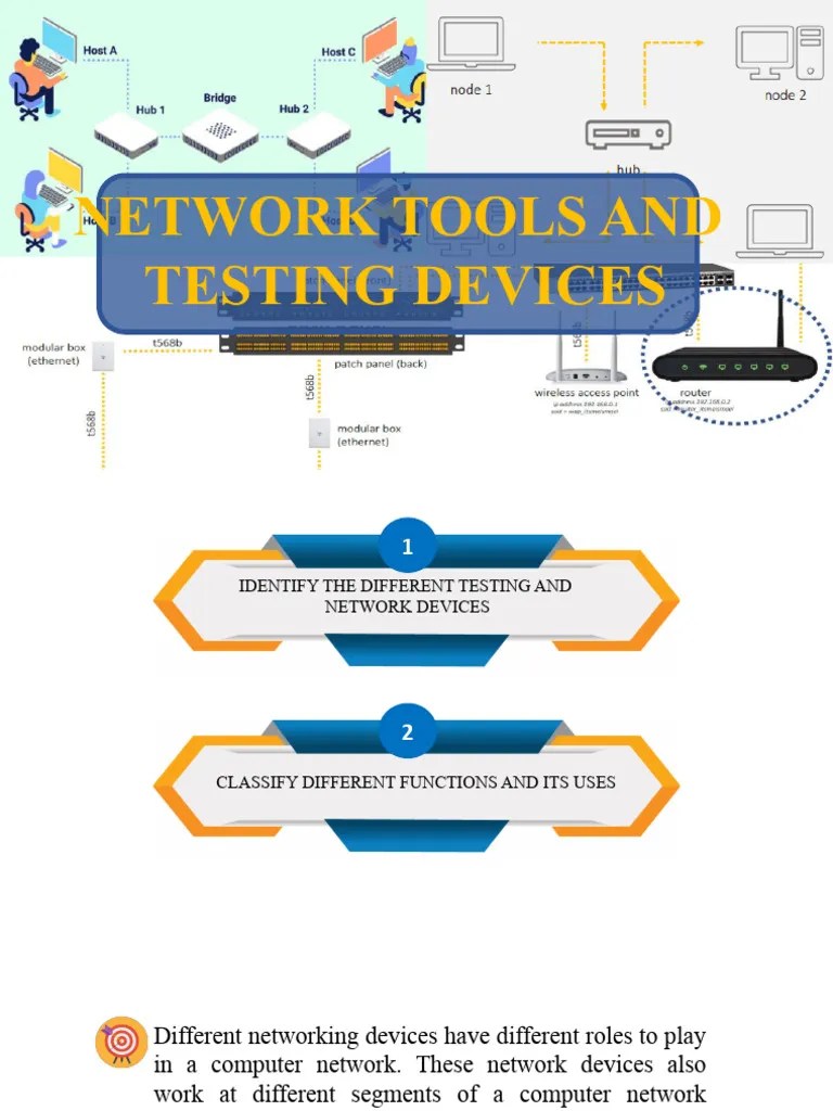 Topic 6 Networking Tools And Devices | PDF