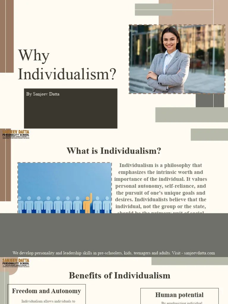 Why Individualism? | PDF | Individualism | Adolescence