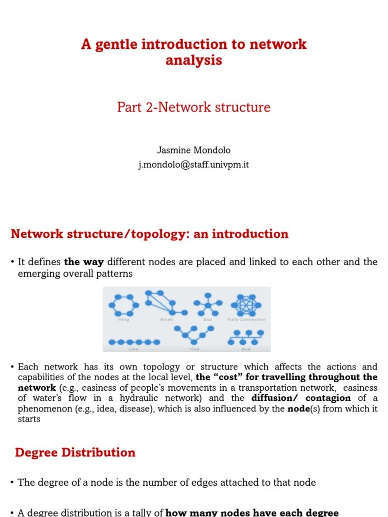2 Introduction To Network Analysis-Network Structure - Jasmine Mondolo ...